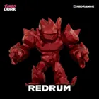 TDK025656 - Redrum Metallic-Acrylfarbe 22ml-Flasche