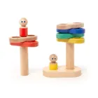 5700653 - Magnetic wooden building blocks stacking game SV