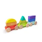 5700654 - 9 magnetic wooden building blocks baby train