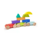 5700654 - 9 magnetic wooden building blocks baby train