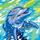 3904509 - Colourful dolphins