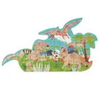 Konturpuzzle Dino beidseitig 2x50 Teile