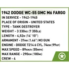 225 PCS HC WWII /3116/ 1943 DODGE WC-55 GMC M6 FARGO