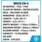 COBI-5755 - 784 PCS HC WW II /5755/ WACO CG - 4 D-DAY