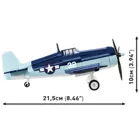 COBI-5883 - 235 PCS 'HC WWII /5883/ GRUMMAN F6F HELLCAT