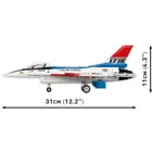 COBI-5892 - 373 PCS HC WWII /5892/ F-16 FIRST FLIGHT EDITION