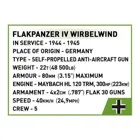 COBI-2593 - 1194 PCS HC WWII /2593/ FLAKPAZER IV WIRBELWIND EXECUTIVE EDITION