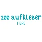 405030 - 200 Aufkleber - Tiere