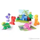 Dubie 441 building block set zoo animals large clamp building blocks