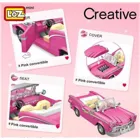 1125 - Pink vintage convertible