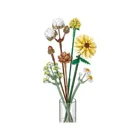 1670 - Autumn flowers: gerbera, gypsophila, drumstick, camomile