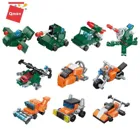 2106 - Qman Trans-Collector 10 mini sets of 3 in 1 vehicles as a gift