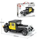 607400 - Vintage car black-yellow