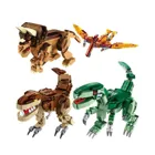 612001 - 4 dinosaurs: T-Rex, Velociraptor, Pterosaurus, Triceratops