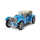 705600 - Blue vintage convertible car