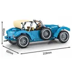 705600 - Blue vintage convertible car