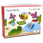 188-419F - KHT Animals in spring - large clamping blocks