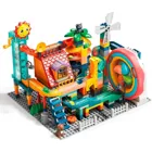 FL1619 - large marble run with lift - large clamping blocks