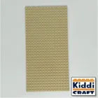 KC16TSA - Kiddicraft Stackable Baseplate 16 x 32 studs (12.7 x 25.5cm) Tan