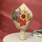 TW01H - Wooden flower bouquet