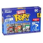 FK71313 - DC Bitty POP! Vinyl Figuren 4er-Pack Harley Quinn 2,5 cm