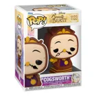 FK57582 - Die Schöne und das Biest POP! Movies Vinyl Figur Cogsworth 9 cm