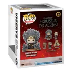 FK76470 - Haus des Drachen POP! Deluxe Vinyl Figur Viserys auf dem Thron 9 cm