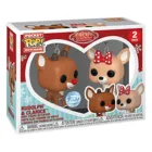 FK73925 - Rudolph the Red-Nosed Reindeer POP! vinyl keyring 2-pack Rudolph Claric