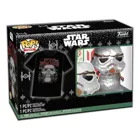 FK72844L - Star Wars The Mandalorian POP! Tee Vinyl Figur T-Shirt Set Holiday Stormtroope