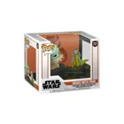 Star Wars POP! Deluxe Vinyl Figur Din Grogu wFrog 9 cm