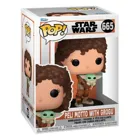 FK76552 - Star Wars: The Mandalorian POP! vinyl figure Peli Motto WGrogu 9 cm