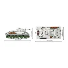 COBI-2595 - 850 PCS HC WWII 2595 T-3476 mod 194142 2IN1T-3476 mod 194142 2 in 1 (PLSOV)