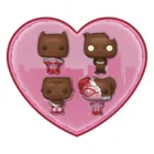 FK76225 - DC Valentines Pocket POP! vinyl figures 4-pack Choc 4 cm