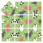 131960 - Darn square - Farm animals