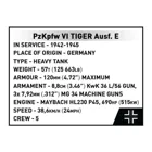 COBI-2807 - 8000 PCS HCWWII 2807Pz.Kpfw. VI TIGER 2 in 1 scale 1:12 Executive Edition