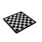 2496 - Rollable chessboard, 55 mm square, plastic, black and white, pack of 5