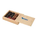 8243 - Carrom bricks Bulldog, in wooden box