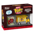 FK83625 - Marvel POP! Rides Vinyl Figur Deadpool wChimichanga Truck 2,5 cm