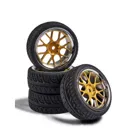 500900163 - 1:10 Wheel set Y-Design2 (4) gold chrome