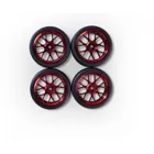 500900193 - 1:10 Wheelset(4) Y-Design3 red 26mm3mm