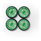 500900194 - 1:10 Wheelset (4) 10 Sp. green 26mm3mm