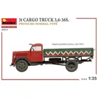 1:35 3t Cargo Truck 3,6-36S Platform Truck