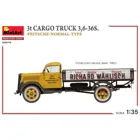 1:35 3t Cargo Truck 3,6-36S Platform Truck