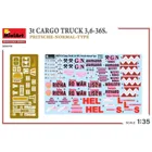 1:35 3t Cargo Truck 3,6-36S Platform Truck