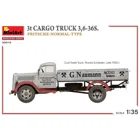 1:35 3t Cargo Truck 3,6-36S Platform Truck