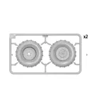 550024010 - 1:24 Dt. Traktor D8506 m. Kabinendach