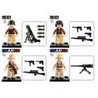 SL95350 - WWII Minifiguren im Beutel Soldaten (VE 60)