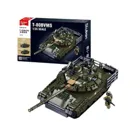 SL96038 - Kampfpanzer Modell T-80BVMs (2-in-1 Bausatz) (768Teile)