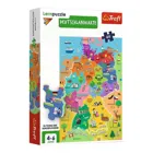 TR15512 - Lernpuzzle "Deutschland Karte" 44 Teile