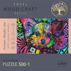 TR20160 - Wooden jigsaw puzzle (5001 pieces) - Colourful puppy